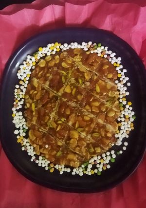 A picture of Dryfruit Chikki.