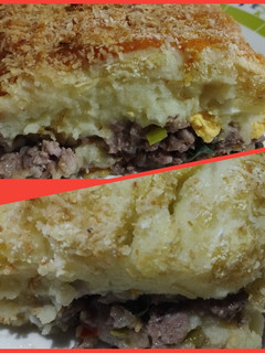 Una foto de Pastel de papa y cabutia con mucho sabor!