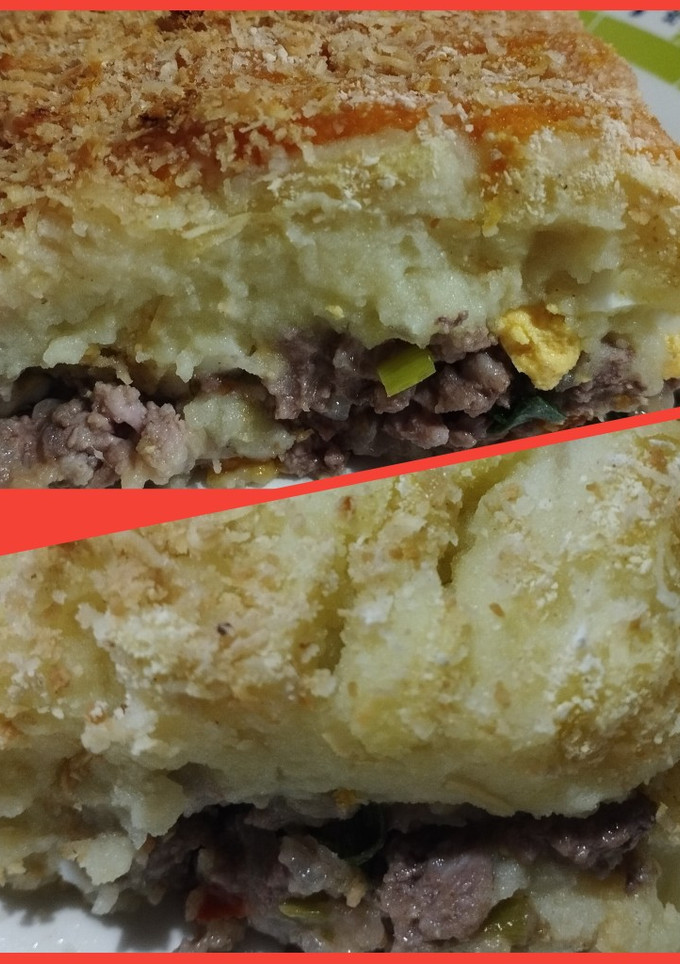 Una foto de Pastel de papa y cabutia con mucho sabor!