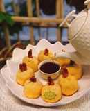 Walnut Moon Cakes (Bánh trung thu hạt óc chó)