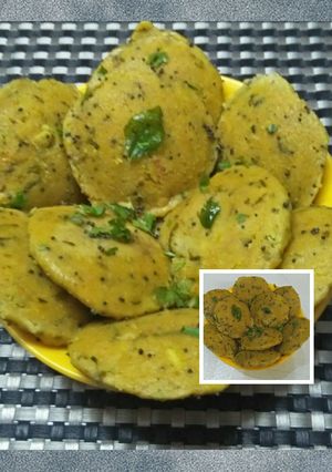 A picture of Leftover Dal - Oats Idli.
