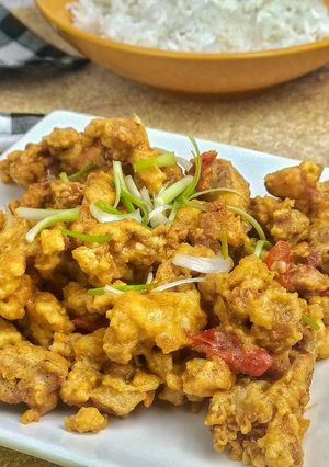 Foto resep Ayam Goreng Saus Telur Asin|Masak Cepat