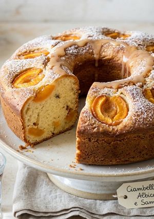Foto di Ciambella Soffice Albicocche e Sambuca