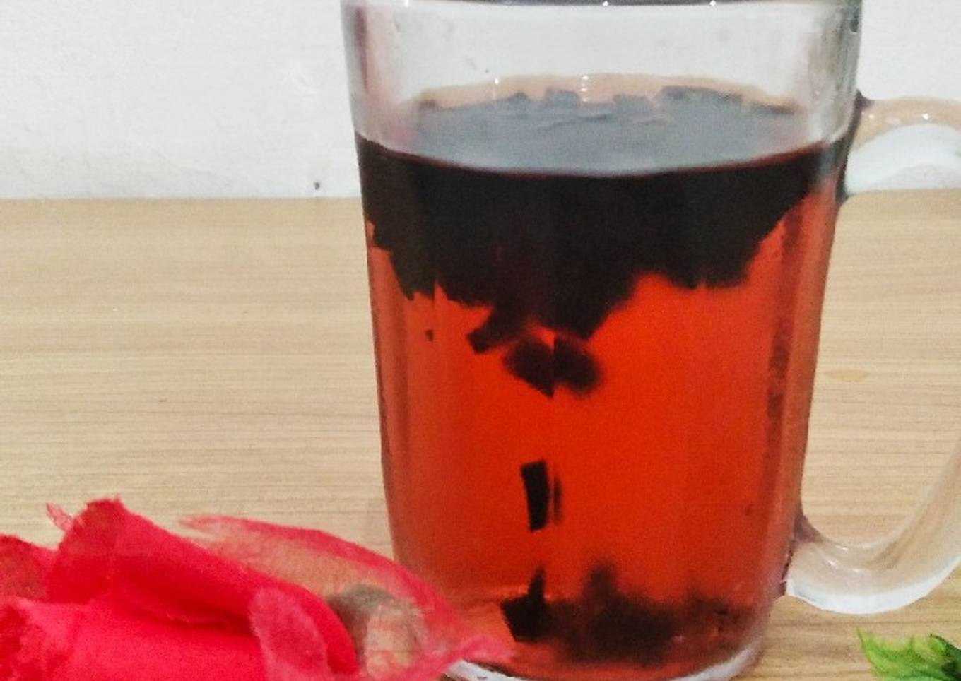 Es cincau frambozen