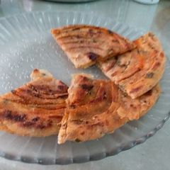 A picture of Masala kasuri methi laccha Paratha.