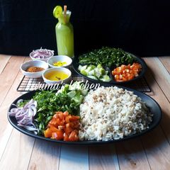Rice and beans(garau garau) A picture of Rice and beans(garau garau).
