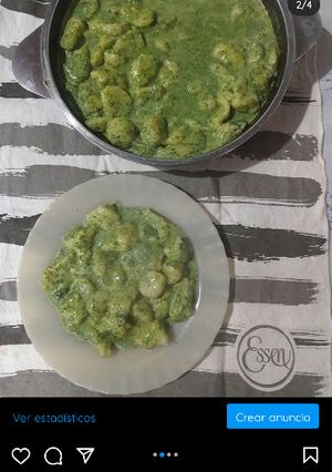 Una foto de Salsa de espinaca