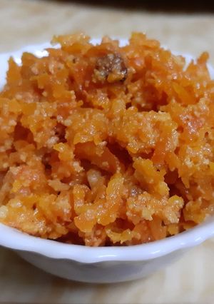 A picture of Gajar Halwa.