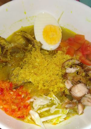 Foto resep Soto lamongan spesial dan kuah koya gurih
