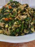 Sayur tempe daun so (jangan peso)