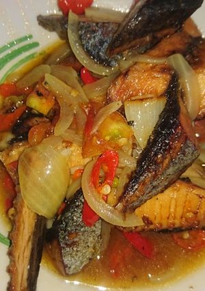 Foto resep Tumis ikan cuwe potong