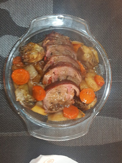 Una foto de Redondo de cerdo al horno