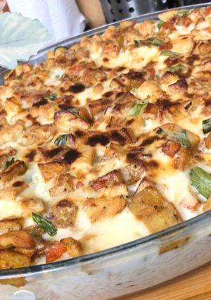 صورة لوصفة صينيه الارز بالكريمة 🤤💛