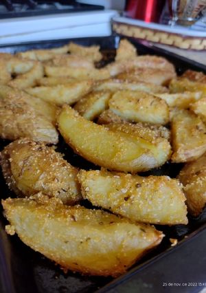Una foto de Papas rústicas, a mi manera 😋