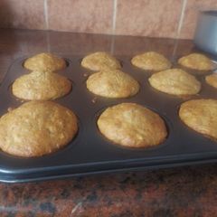 A picture of Banana Carrot Muffins.
