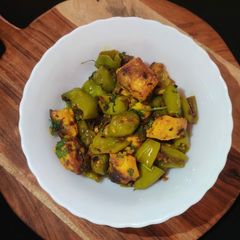A picture of Chilli Pepper Paneer.