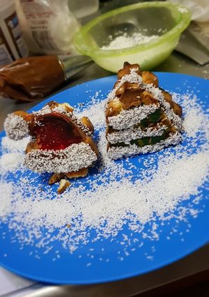 Una foto de Alfajores de Maizena (Navideños)