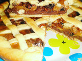 Tarta de Crema de Avellanas, Dulce de leche y Frutos secos.🥧