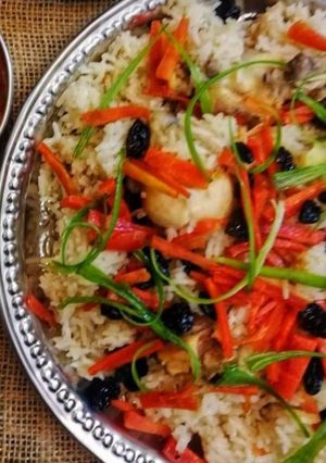 A picture of Afghani pulao.