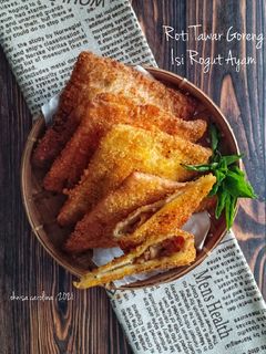 Foto resep Roti Tawar Goreng Isi Rogut Ayam