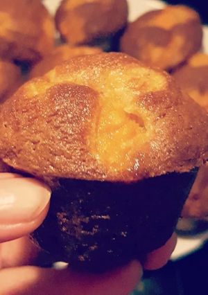 Une photo de Gâteau au yaourt individuel à l'abricot