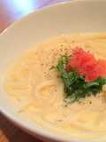 Easy 5-Minute Rich Mentaiko Cream Udon