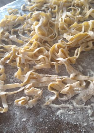 Una foto de Fideos caseros