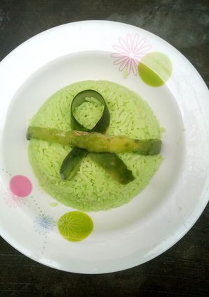 A picture of Green Rice.