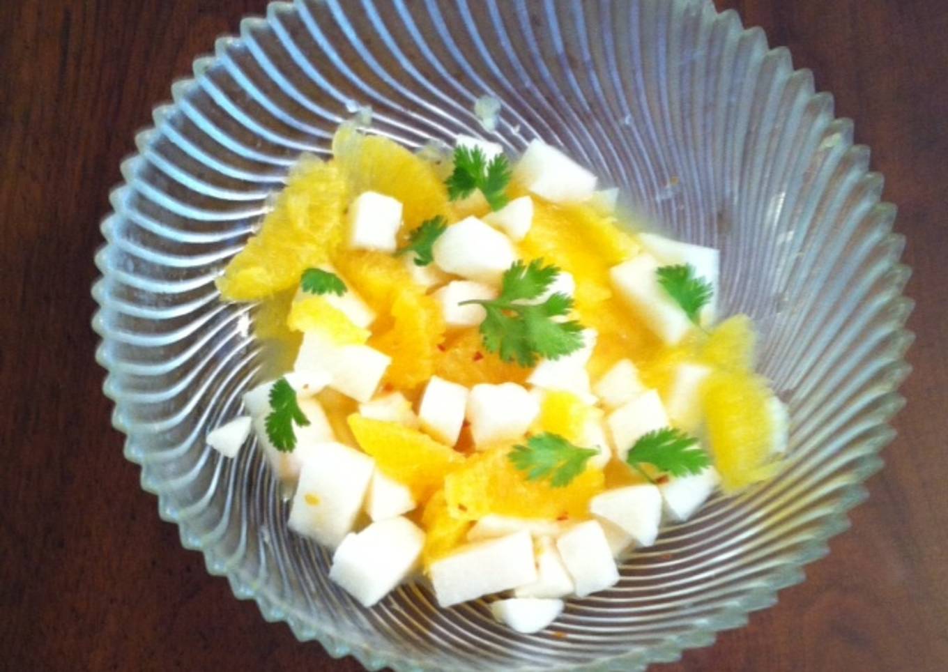 XEC o XE'EK, ENSALADA DE JÍCAMA Y CÍTRICOS