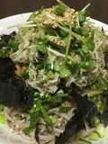 Chilled Soba with Tororo Kombu and Natto