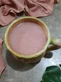 Smoothies pisang strawberry melon