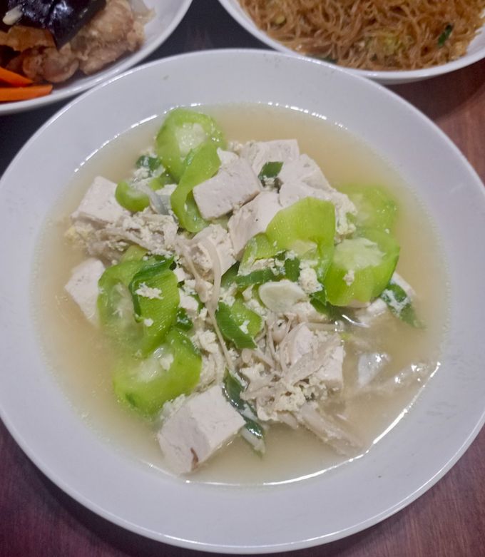 Foto resep Sup oyong tahu jamur