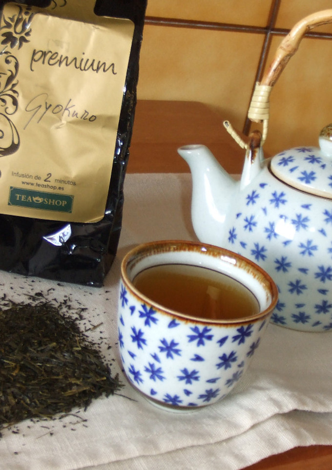 Una foto de Té japonés Gyokuro (Rocío de jade)