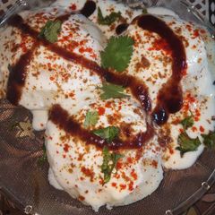 A picture of Healthy baked rawa dahi bade.