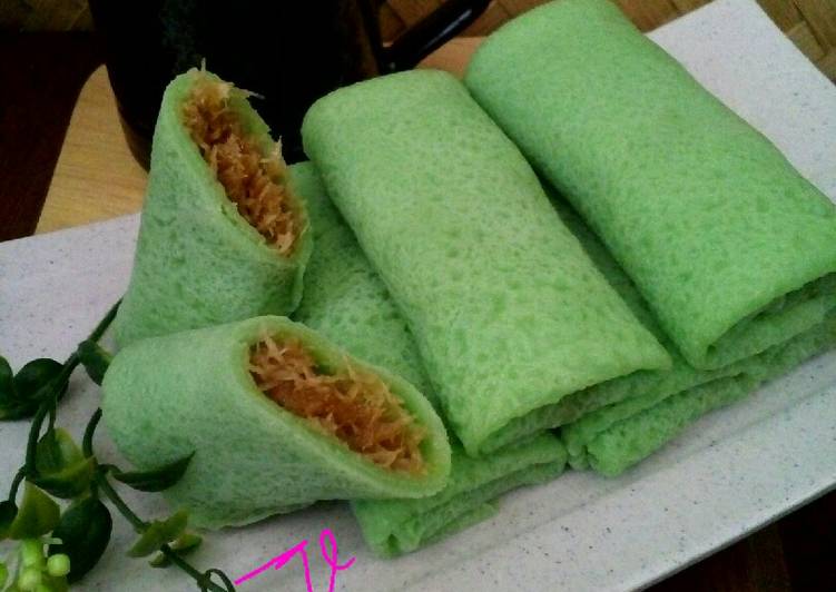 Bahan Dadar Gulung unti kelapa | Cara Buat Dadar Gulung unti kelapa Yang Paling Enak