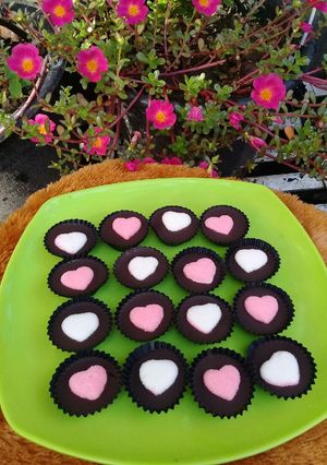 Foto resep Coklat yupi isi kacang