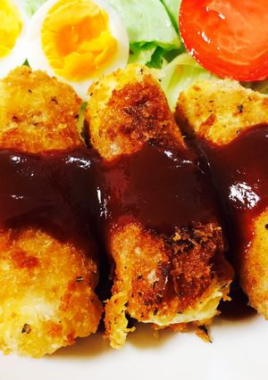 A picture of Easy Tofu Pork Cutlets with a Little Oil.