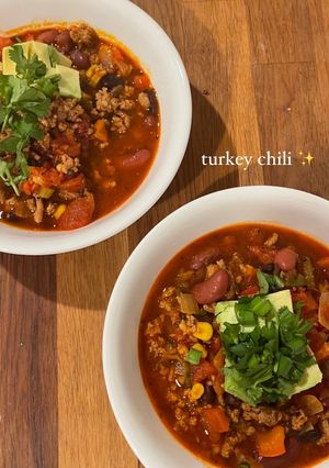 A picture of Turkey Chili.