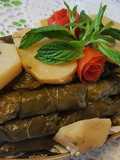 Stuffed Grape Leaves in Olive Oil (Lebanese)