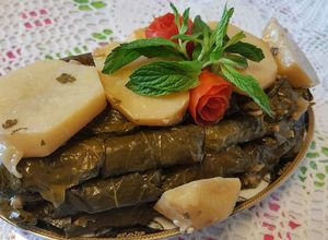 صورة لوصفة ورق عنب بزيت (لبناني)