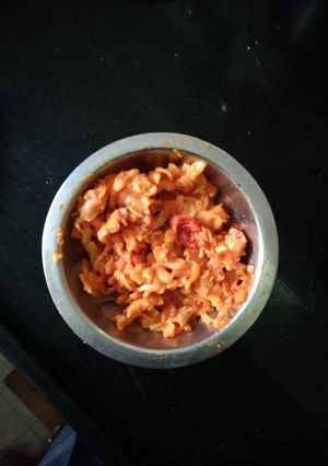 A picture of Tomato pasta.
