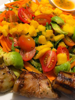 Una foto de Ensalada con Berenjena