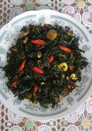 Foto resep Oseng² Daun pepaya praktis Dan enak