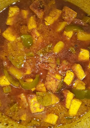 নিরামিষ চিলি পনির (Niramish chili paneer recipe in Bengali) রেসিপির প্রধান ছবি