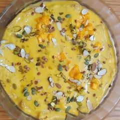 A picture of Mango Shrikhand.