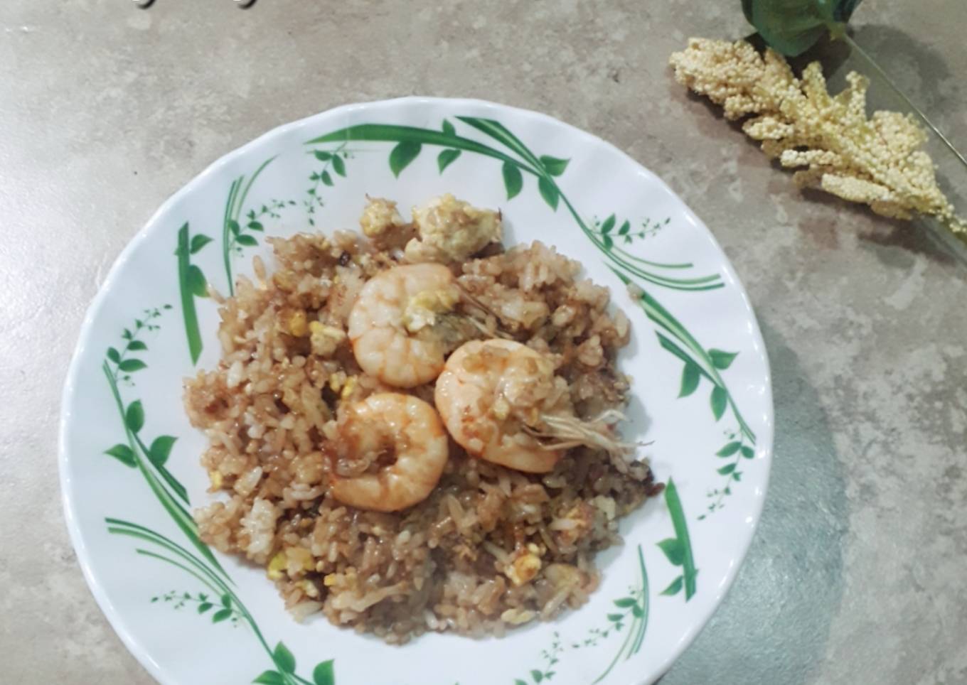 Nasi goreng bumbu bakso homed