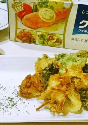 A picture of Wakame and Onion Fritters.