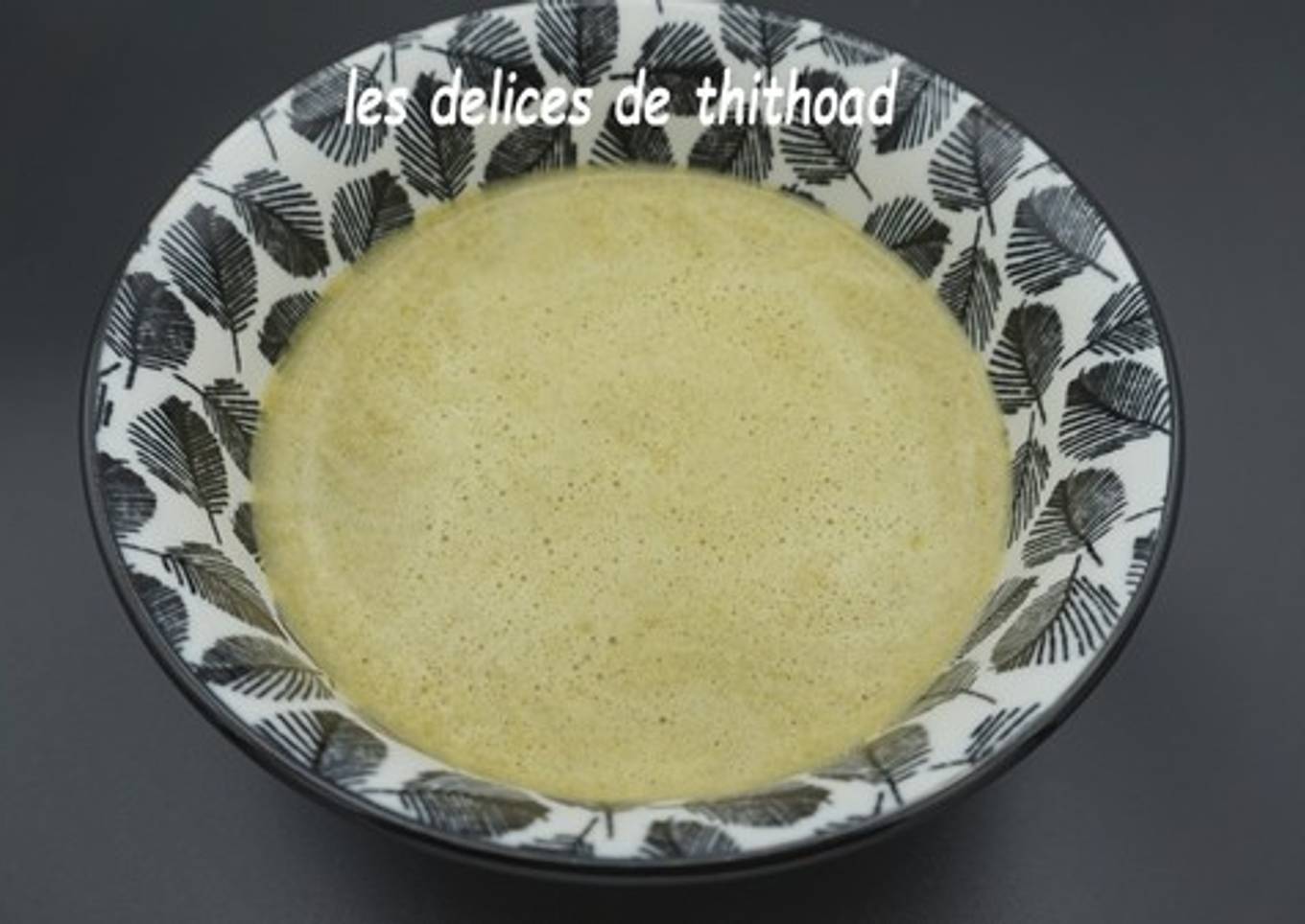 Soupe épinards et parmesan