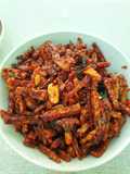 Tempe kentang kacang kering