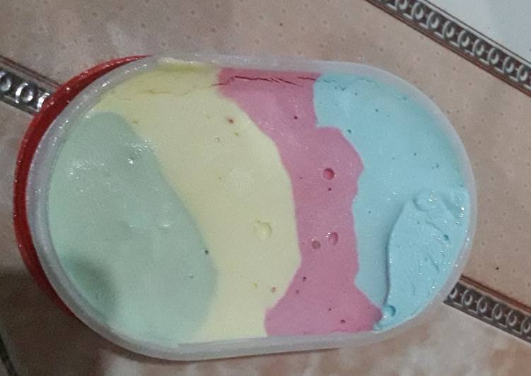 Cara Gampang Membuat Es krim walls kw Anti Gagal
